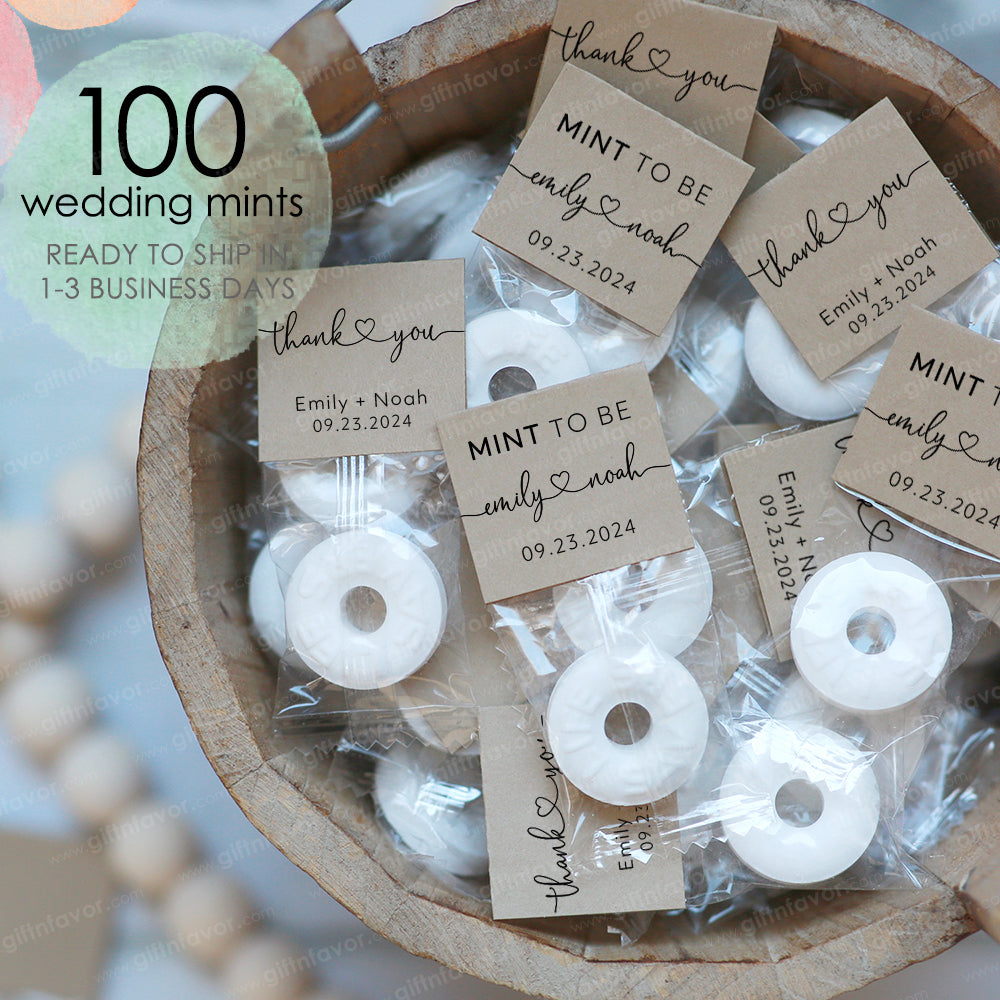 Mint to Be Wedding Favor