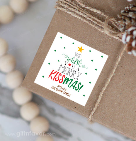 We Whisk You a Merry Kissmas Labels