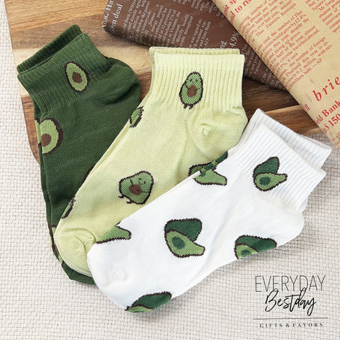 Avocado Socks (3 Pairs)